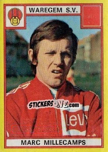 Sticker Marc Millecamps - Football Belgium 1974-1975 n. 316 - Panini