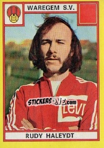Cromo Rudy Haleydt - Football Belgium 1974-1975 n. 318 - Panini