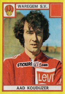 Figurina Aad Koudijzer - Football Belgium 1974-1975 - Panini