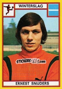 Sticker Ernest Snijders - Football Belgium 1974-1975 n. 332 - Panini