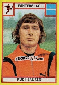 Sticker Rudi Jansen - Football Belgium 1974-1975 - Panini