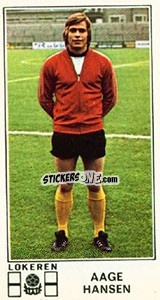 Cromo Aage Hansen - Football Belgium 1975-1976 n. 258 - Panini
