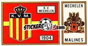 Sticker Badge - Football Belgium 1975-1976 n. 262 - Panini