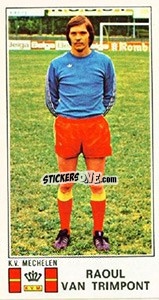 Sticker Raoul van Trimpont - Football Belgium 1975-1976 - Panini