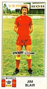 Sticker Jim Blair - Football Belgium 1975-1976 - Panini