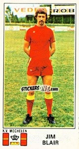 Sticker Jim Blair - Football Belgium 1975-1976 n. 264 - Panini