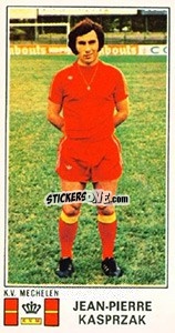 Figurina Jean-Pierre Kasprzak - Football Belgium 1975-1976 - Panini