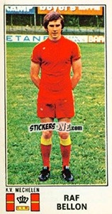 Figurina Raf Bellon - Football Belgium 1975-1976 - Panini