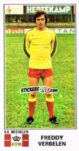 Cromo Freddy Verbelen - Football Belgium 1975-1976 n. 278 - Panini