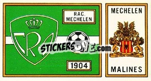 Figurina Badge - Football Belgium 1975-1976 - Panini