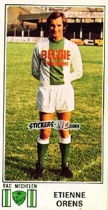 Sticker Etienne Orens - Football Belgium 1975-1976 n. 283 - Panini