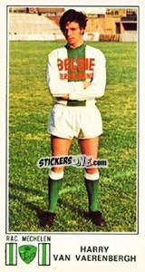 Sticker Harry van Vaerenbergh - Football Belgium 1975-1976 - Panini