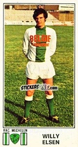 Figurina Willy Elsen - Football Belgium 1975-1976 - Panini
