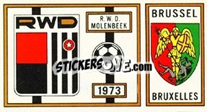Sticker Badge - Football Belgium 1975-1976 n. 298 - Panini