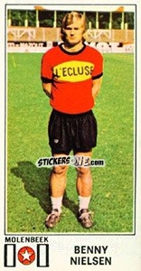 Cromo Benny Nielsen - Football Belgium 1975-1976 n. 304 - Panini