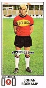 Sticker Johan Boskamp - Football Belgium 1975-1976 n. 307 - Panini