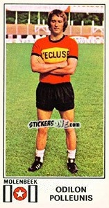 Figurina Odilon Polleunis - Football Belgium 1975-1976 n. 308 - Panini