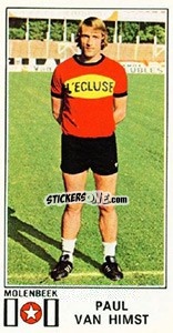 Figurina Paul van Himst - Football Belgium 1975-1976 n. 309 - Panini