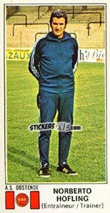 Sticker Norberto Hofling - Football Belgium 1975-1976 - Panini