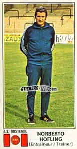 Sticker Norberto Hofling - Football Belgium 1975-1976 n. 315 - Panini