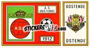 Sticker Badge - Football Belgium 1975-1976 n. 316 - Panini