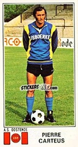 Sticker Pierre Carteus - Football Belgium 1975-1976 n. 318 - Panini
