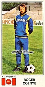 Sticker Roger Coenye - Football Belgium 1975-1976 n. 319 - Panini