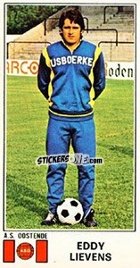 Sticker Eddy Lievens - Football Belgium 1975-1976 - Panini