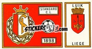 Sticker Badge - Football Belgium 1975-1976 n. 334 - Panini