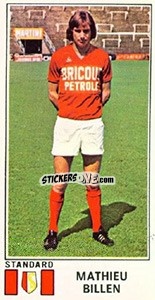 Sticker Mathieu Billen - Football Belgium 1975-1976 - Panini