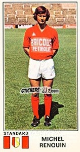 Figurina Michel Renquin - Football Belgium 1975-1976 - Panini