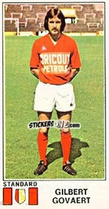 Figurina Gilbert Govaert - Football Belgium 1975-1976 - Panini