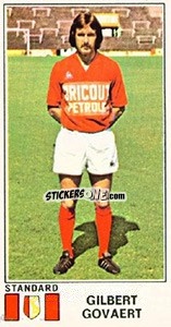 Sticker Gilbert Govaert - Football Belgium 1975-1976 n. 339 - Panini