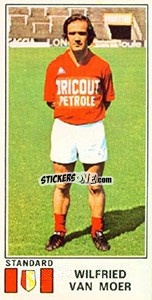 Cromo Wilfried van Moer - Football Belgium 1975-1976 - Panini