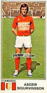 Sticker Asgeir Sigurvinsson - Football Belgium 1975-1976 n. 347 - Panini