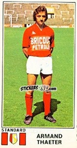 Figurina Armand Thaeter - Football Belgium 1975-1976 - Panini