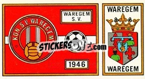 Sticker Badge - Football Belgium 1975-1976 n. 352 - Panini