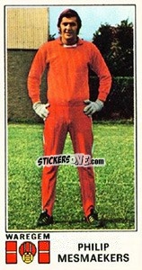 Sticker Philip Mesmaekers - Football Belgium 1975-1976 - Panini