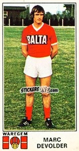 Sticker Marc Devolder - Football Belgium 1975-1976 n. 357 - Panini