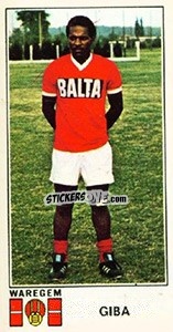 Sticker Giba - Football Belgium 1975-1976 - Panini