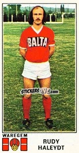 Figurina Rudy Haleydt - Football Belgium 1975-1976 - Panini