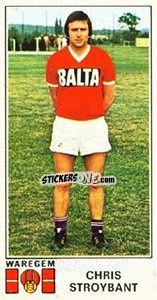 Sticker Chris Stroybant - Football Belgium 1975-1976 n. 366 - Panini