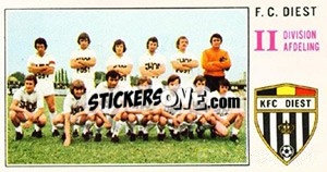 Figurina Team - Football Belgium 1975-1976 - Panini