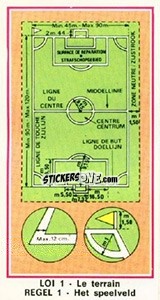 Figurina Loi 1 - Football Belgium 1975-1976 - Panini