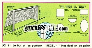 Figurina Loi 1 - Football Belgium 1975-1976 - Panini