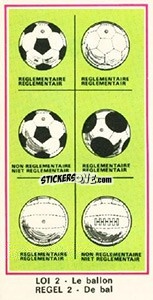 Sticker Loi 3 - Football Belgium 1975-1976 - Panini