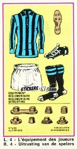 Sticker Loi 4 - Football Belgium 1975-1976 - Panini