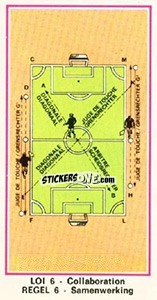 Sticker Loi 6 - Football Belgium 1975-1976 - Panini