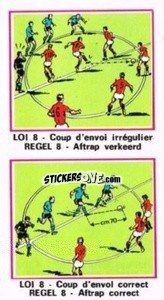 Sticker Loi 8 - Football Belgium 1975-1976 - Panini