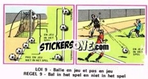 Sticker Loi 9 - Football Belgium 1975-1976 - Panini